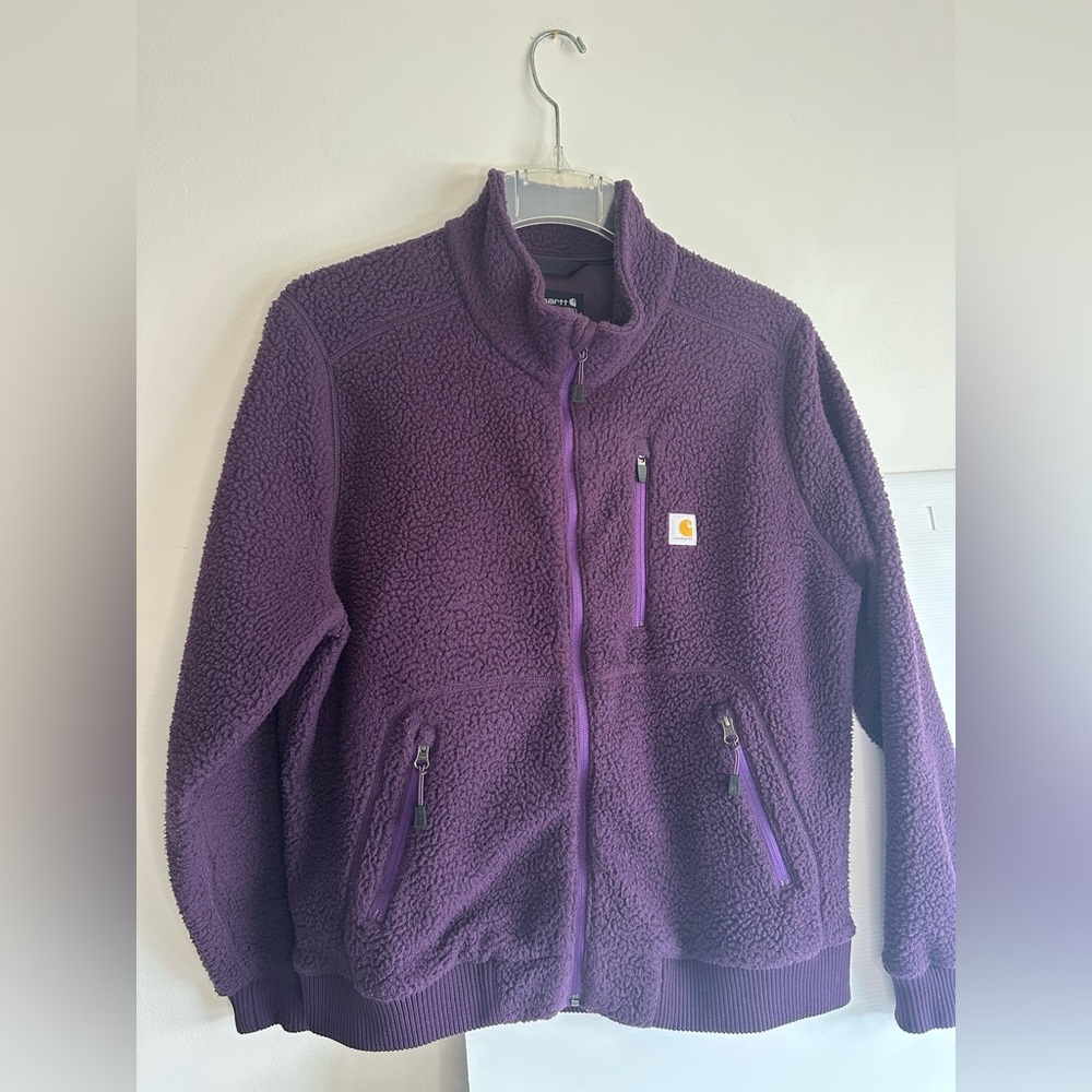 Carhartt Sherpa Fleece
Sweatshirt/Jacket Womens
XL Relaxed Fit Purple